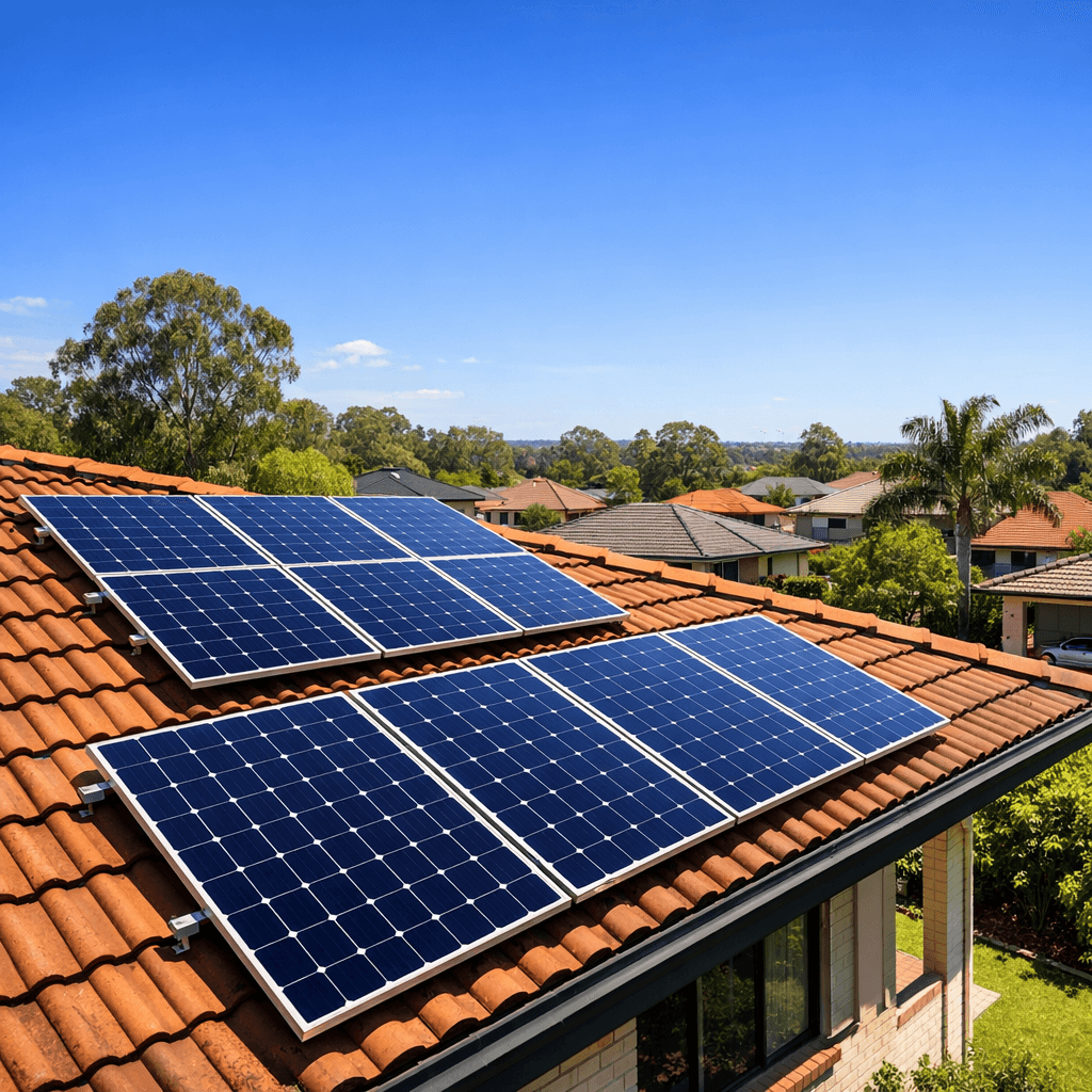 Solar panel and EV charger installation